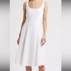 Charles Henry Sleeveless Fit & Flare Dress